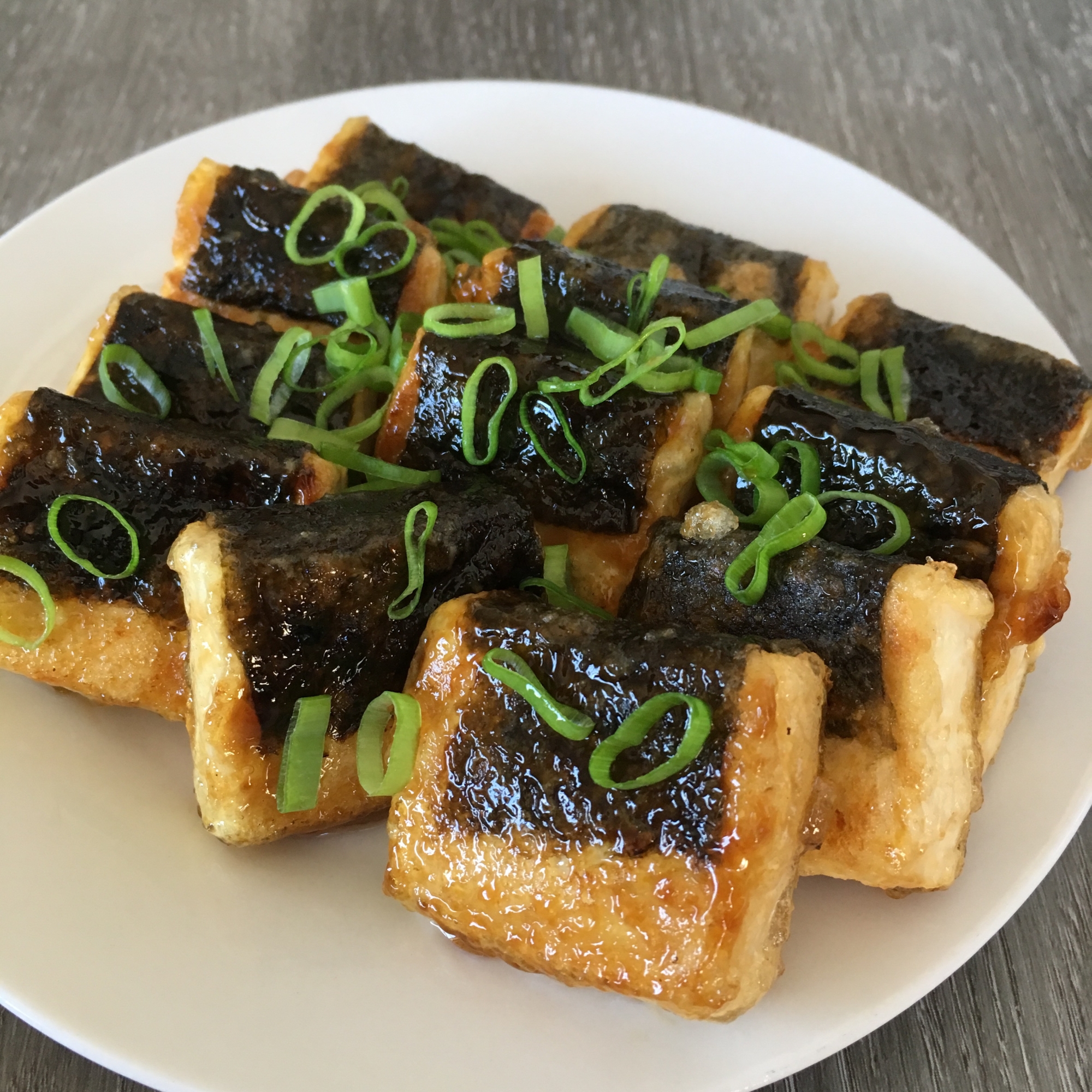 豆腐の磯辺焼き♪