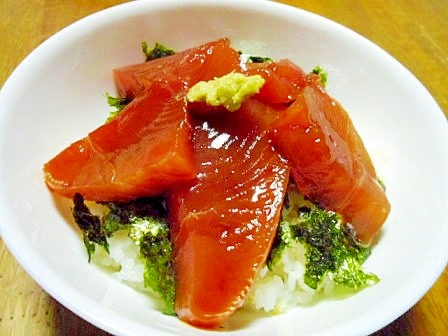 メジマグロの漬け丼 レシピ 作り方 By V るん 0394 楽天レシピ メジマグロの漬け丼 レシピ 作り方 By V るん 0394 楽天レシピ