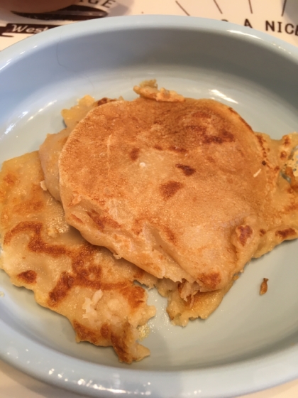 離乳食☆きな粉パンケーキ