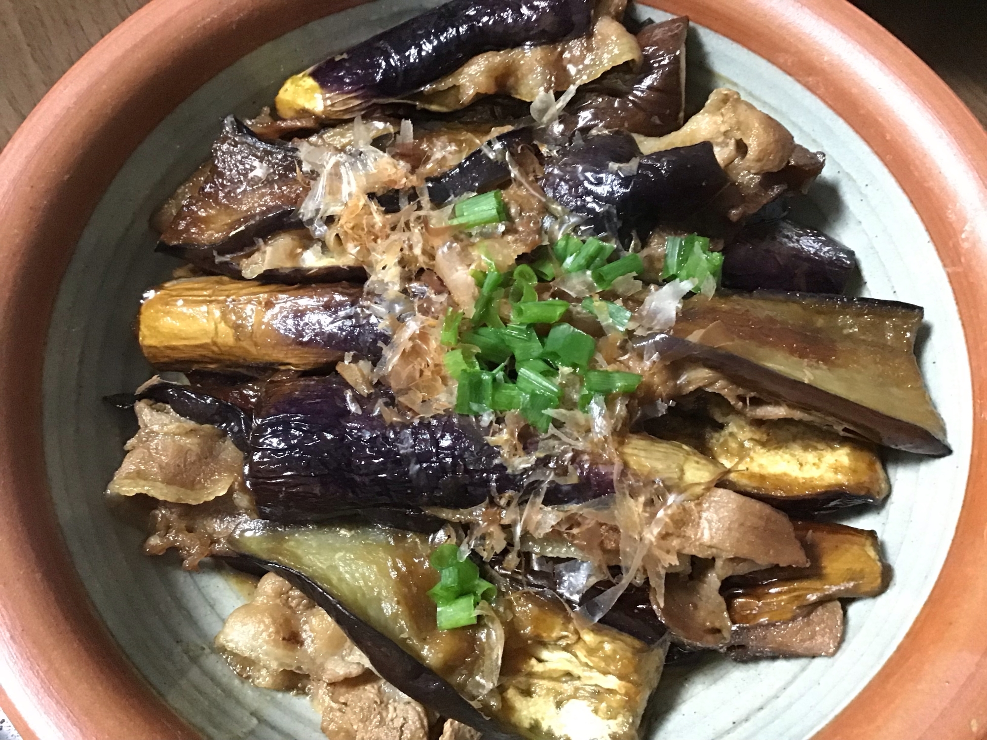 茄子の豚肉挟み煮