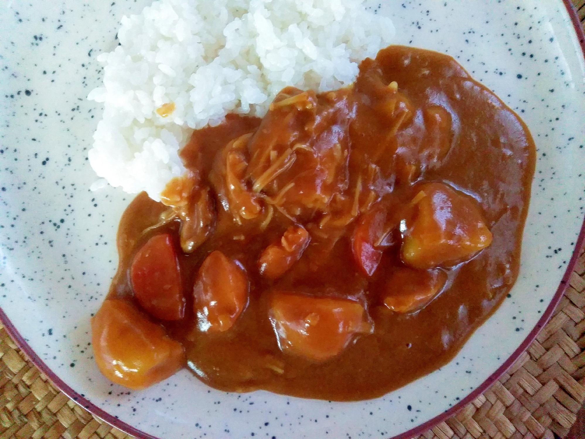 らくらく～鶏ささみのきのこカレー