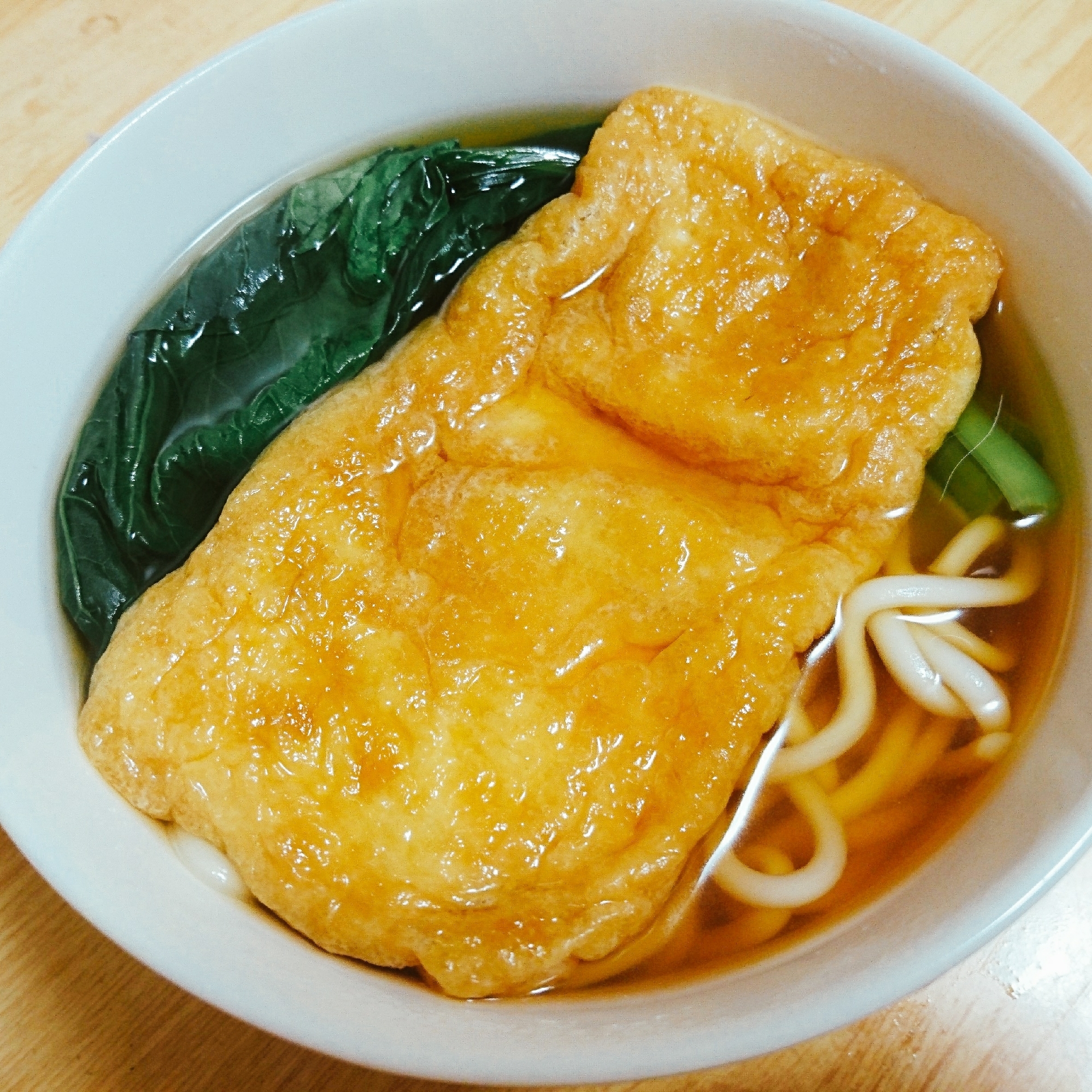 じゅわっ☆きつねうどんの油揚げ