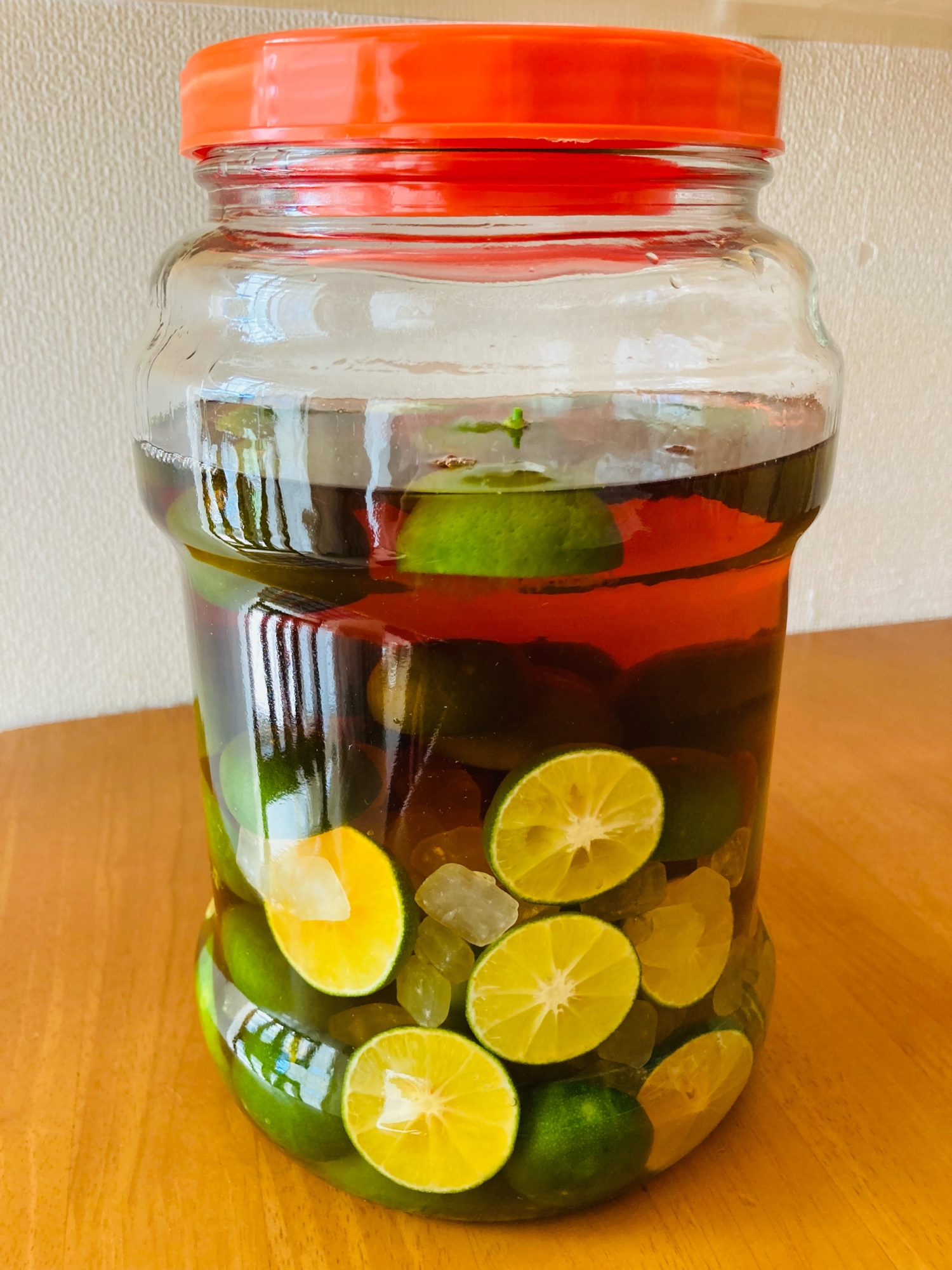 すだち酒(果実酒用ブランデーで)