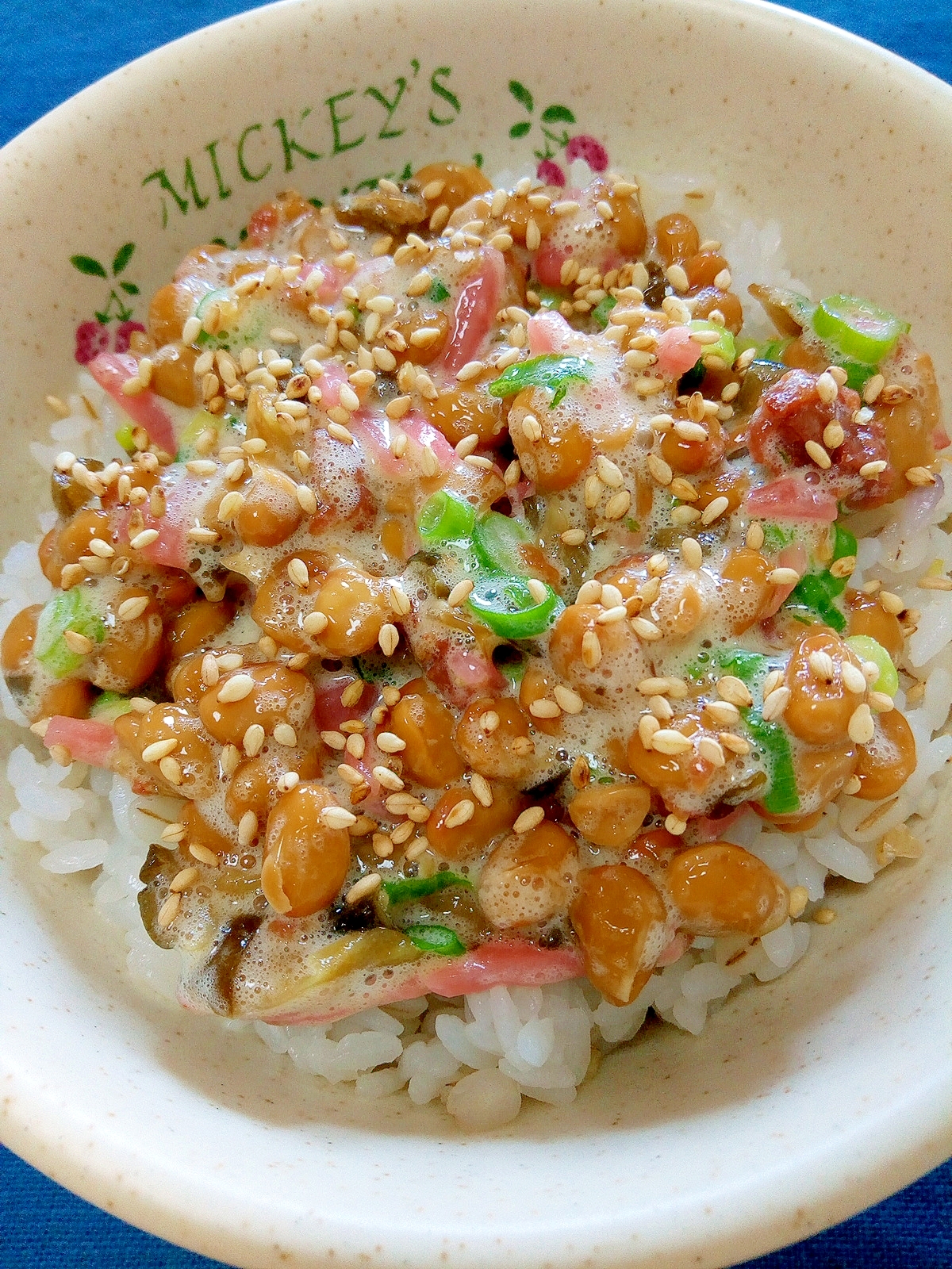 納豆の食べ方-梅生姜きゅうり♪