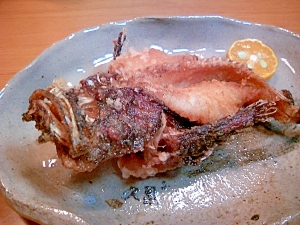 おこぜの唐揚げ♪ぷりぷり