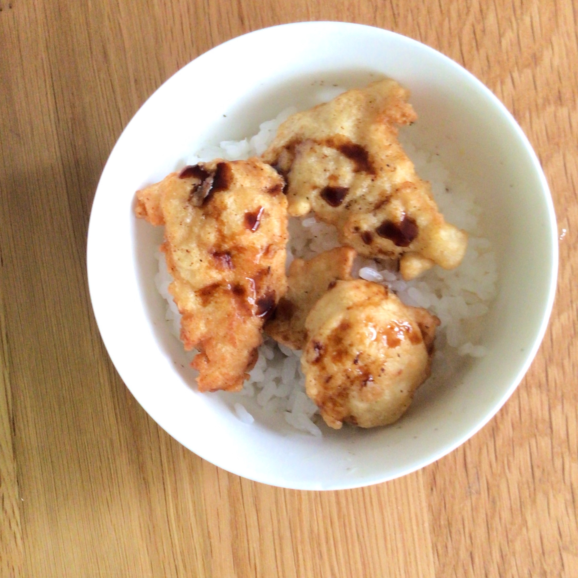 天ぷらの衣丼
