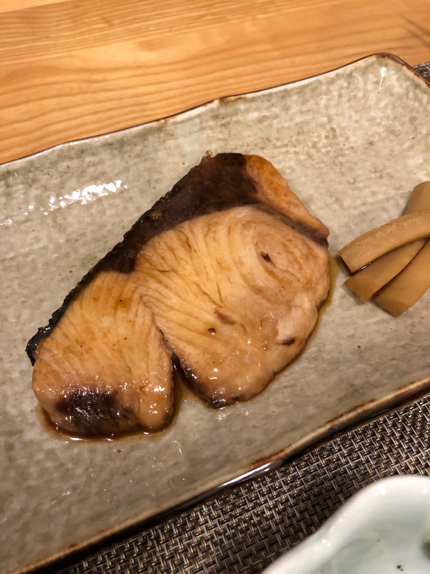 ぶりの照り焼き