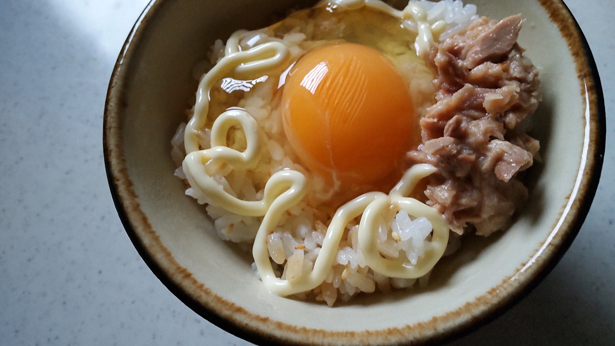 ツナマヨ卵かけご飯☆