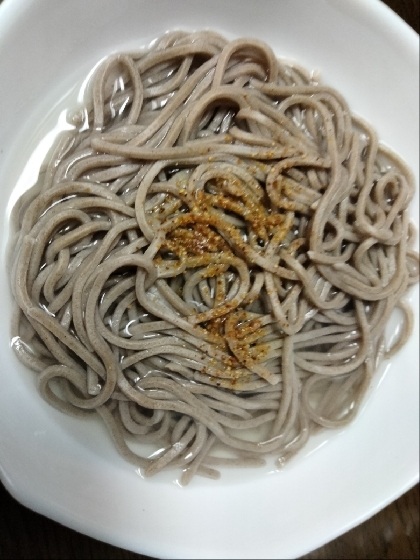 あっさり七味蕎麦