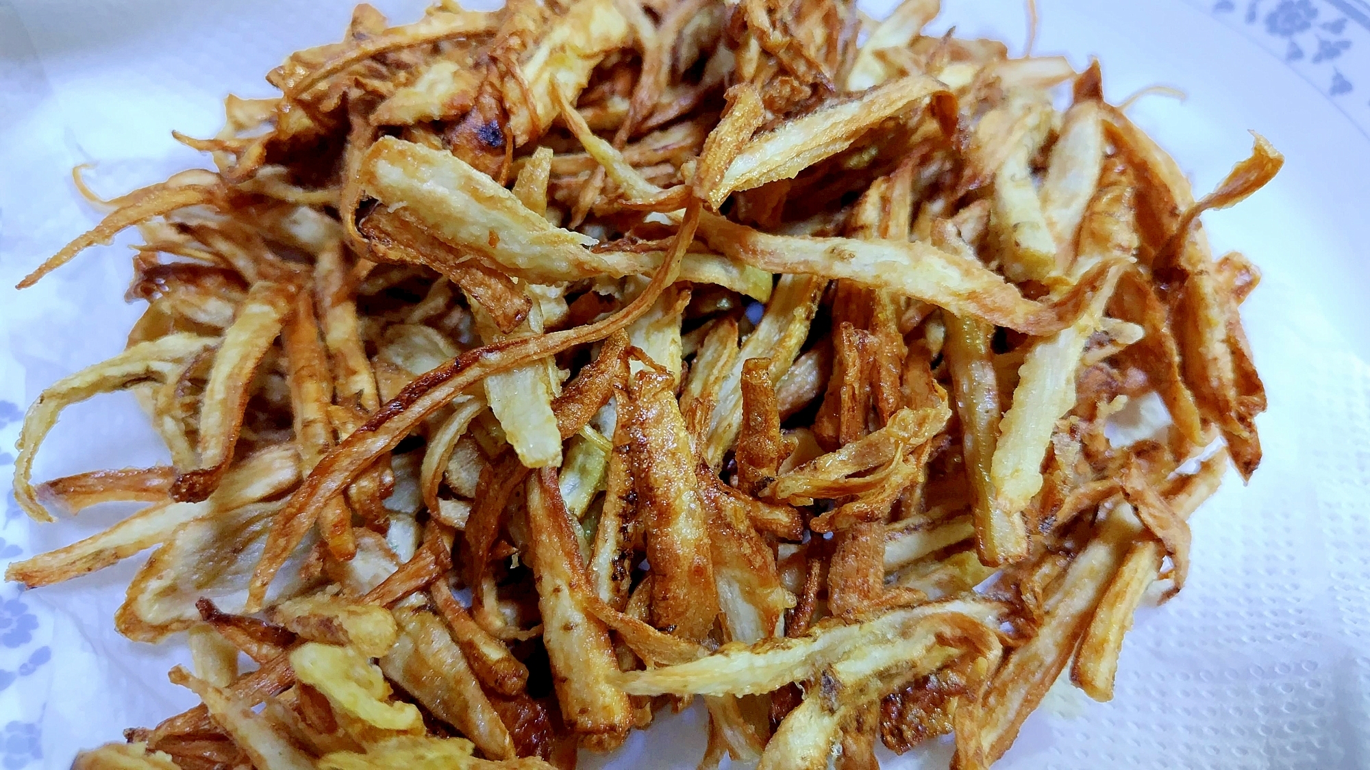 ごぼうの唐揚げ?天ぷら?