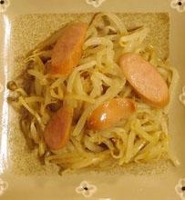 もやしとウィンナーサッと炒め
