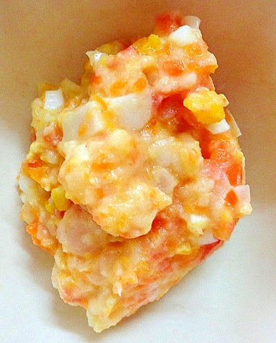 離乳食後期 ゆで卵といろいろ野菜のマヨネーズ和え レシピ 作り方 By J Mammy 楽天レシピ 離乳食後期 ゆで卵といろいろ野菜のマヨネーズ和え レシピ 作り方 By J Mammy 楽天レシピ