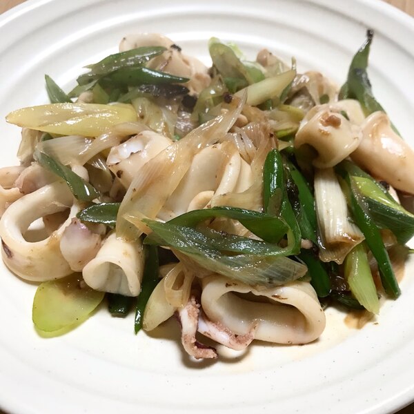 やりイカとネギの炒め物 レシピ 作り方 By キー子0914 楽天レシピ やりイカとネギの炒め物 レシピ 作り方 By キー子0914 楽天レシピ