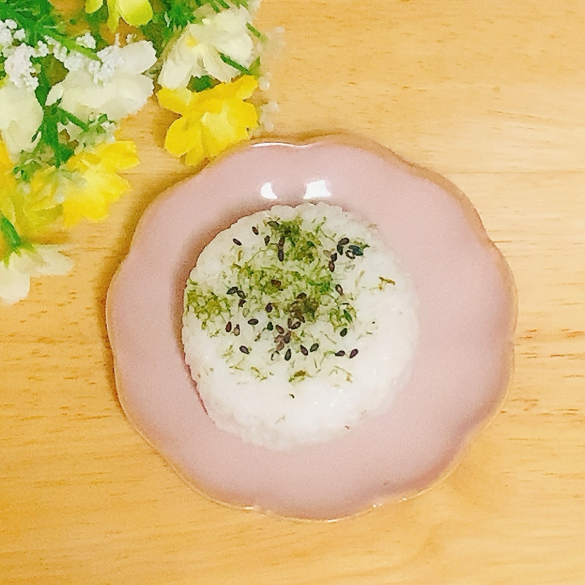 青のり黒ごま♪おにぎり