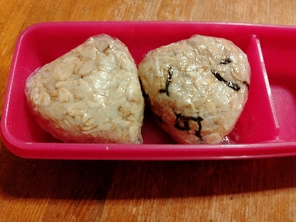 レンジで♪オートミールの塩おにぎり