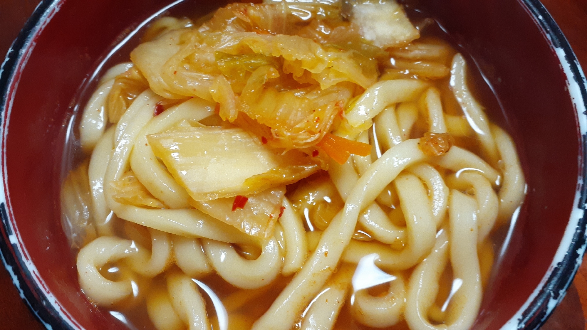 お一人様☆キムチ煮込みうどん♪