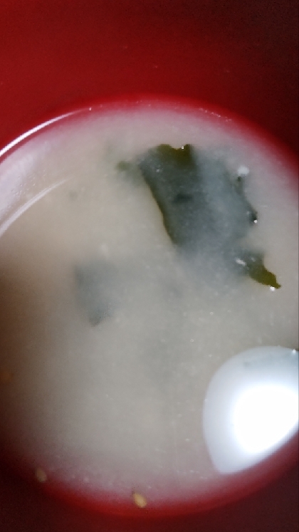生わかめの味噌汁（液体みそ）
