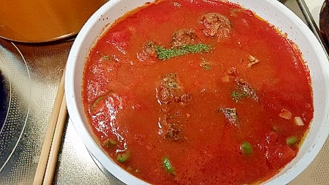 さばのトマト煮込み