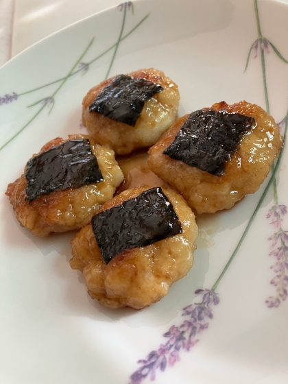 れんこん餅の磯辺焼き