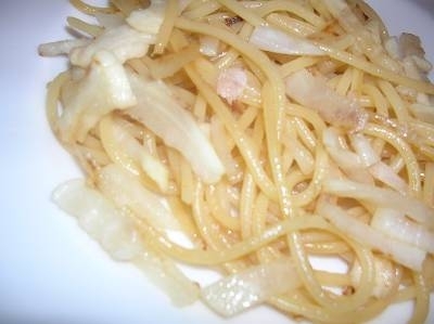 大根とツナのスパゲティ