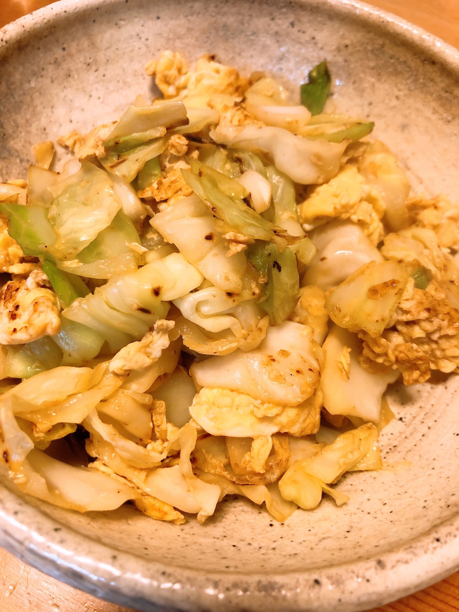 簡単！キャベツと卵の中華炒め