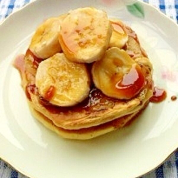 カラメルが香ばしいバナナパンケーキ レシピ 作り方 By らんぽーね 楽天レシピ カラメルが香ばしいバナナパンケーキ レシピ 作り方 By らんぽーね 楽天レシピ