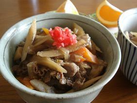 牛丼 圧力鍋使用