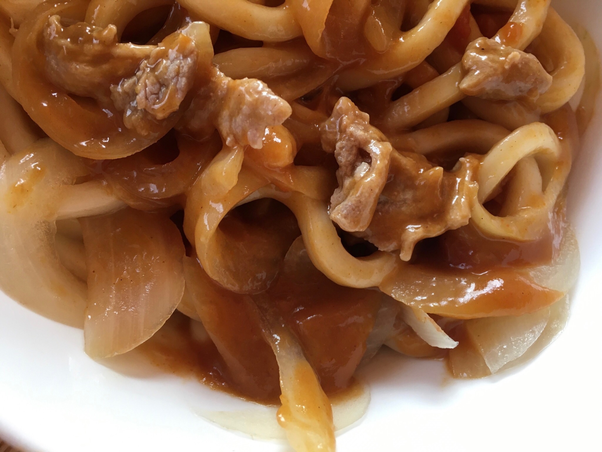ポークカレーうどん