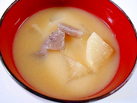 大根とこんにゃくの味噌汁 レシピ 作り方 By V るん 0394 楽天レシピ 大根とこんにゃくの味噌汁 レシピ 作り方 By V るん 0394 楽天レシピ