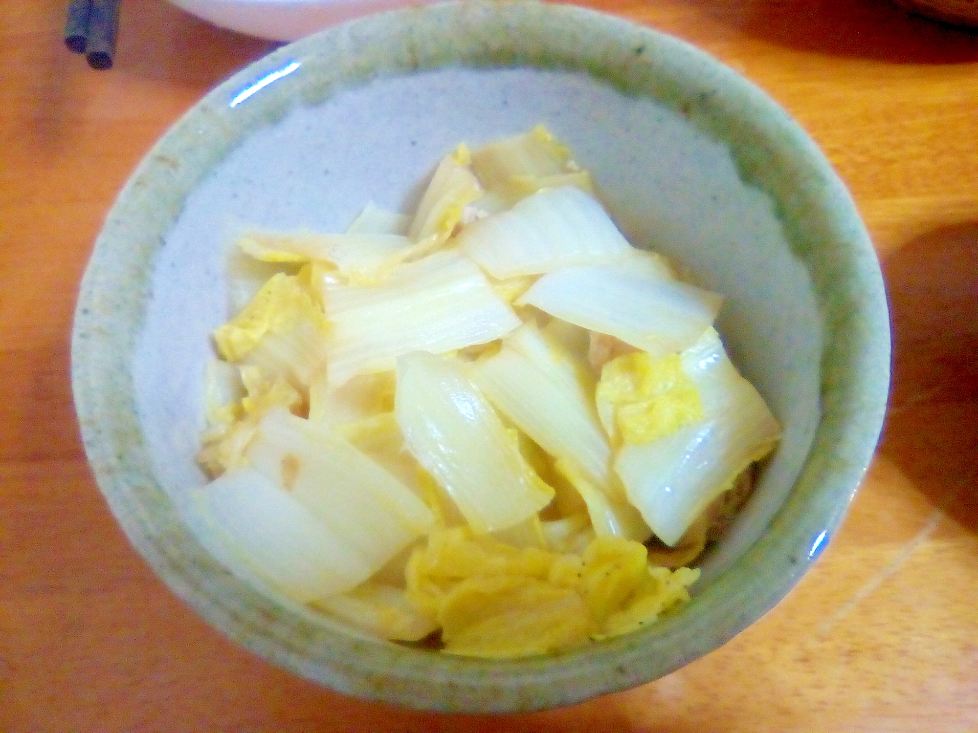 白菜と油揚げの炒め浸し