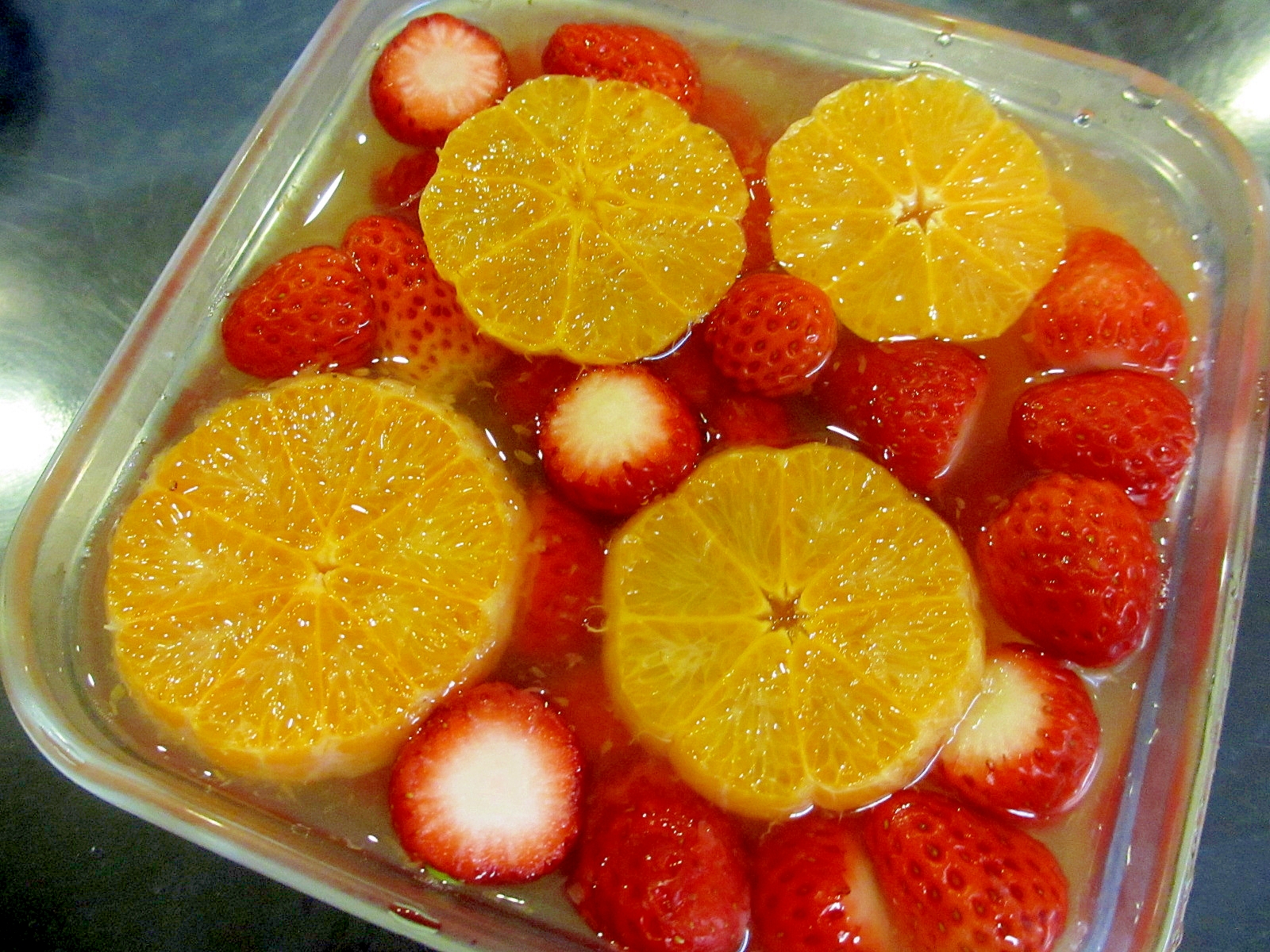 イチゴとタンカンのゼリー レシピ 作り方 By Mococo05 楽天レシピ イチゴとタンカンのゼリー レシピ 作り方 By Mococo05 楽天レシピ