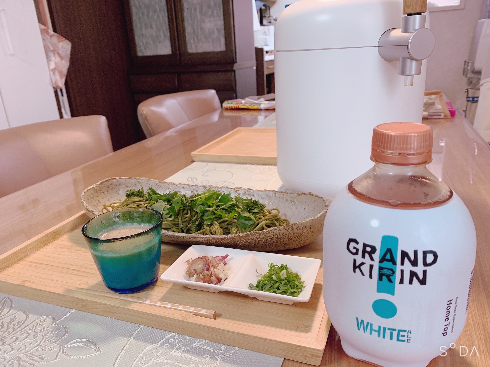 胡桃だれ with そば