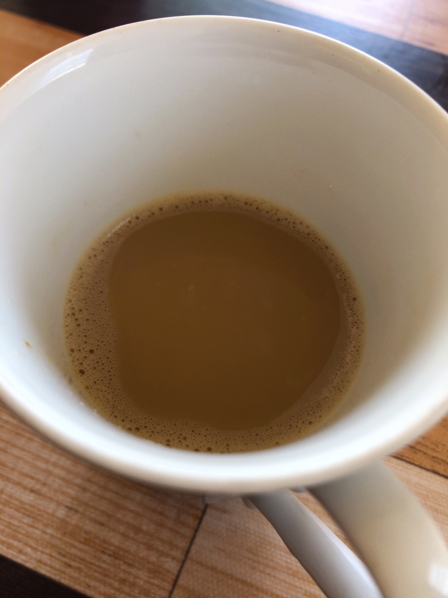 生姜ミルクホットコーヒー