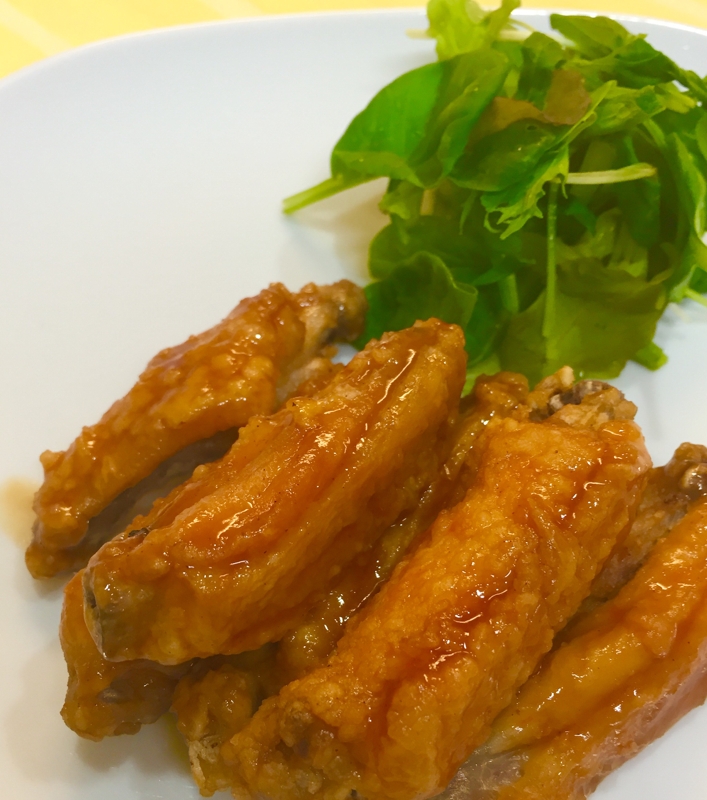 子供も大好き 手羽中の唐揚げ ケチャップソース和え レシピ 作り方 By もっちもっち7 楽天レシピ