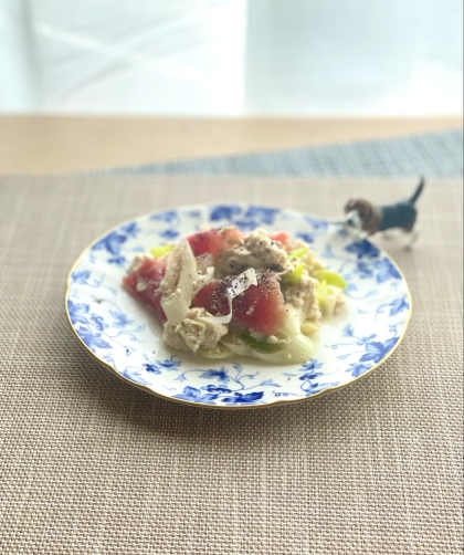 こんにちは♡ずっと気になっていて…生ハム買ってきました♬味のバランス最高です！ねぎの旨味・生ハムの塩味が合わさってとっても美味しかったです(o^^o)･:*☆