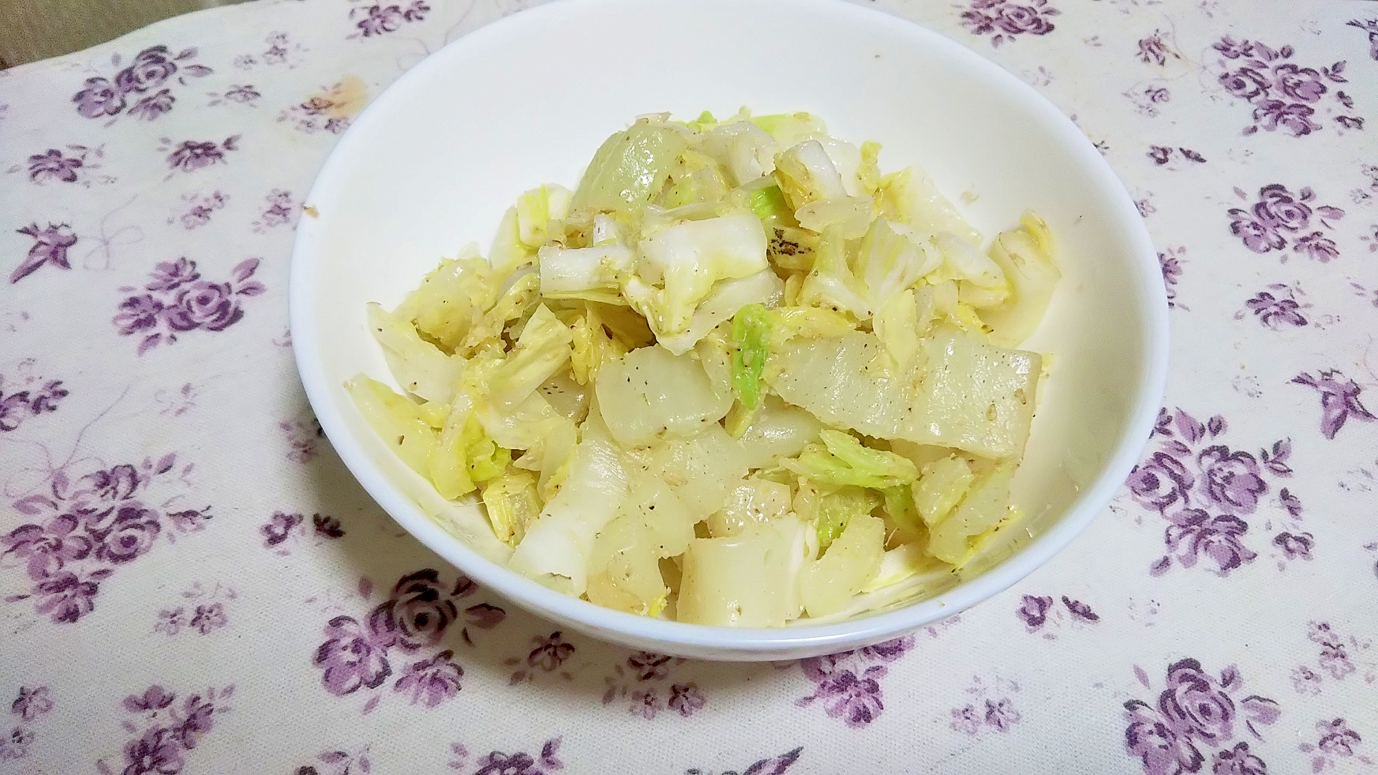 レンジで簡単作りおき！白菜の生姜ナムル