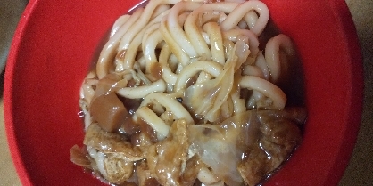 カレー鍋の残りで♬超おいしい｢和風カレーうどん｣