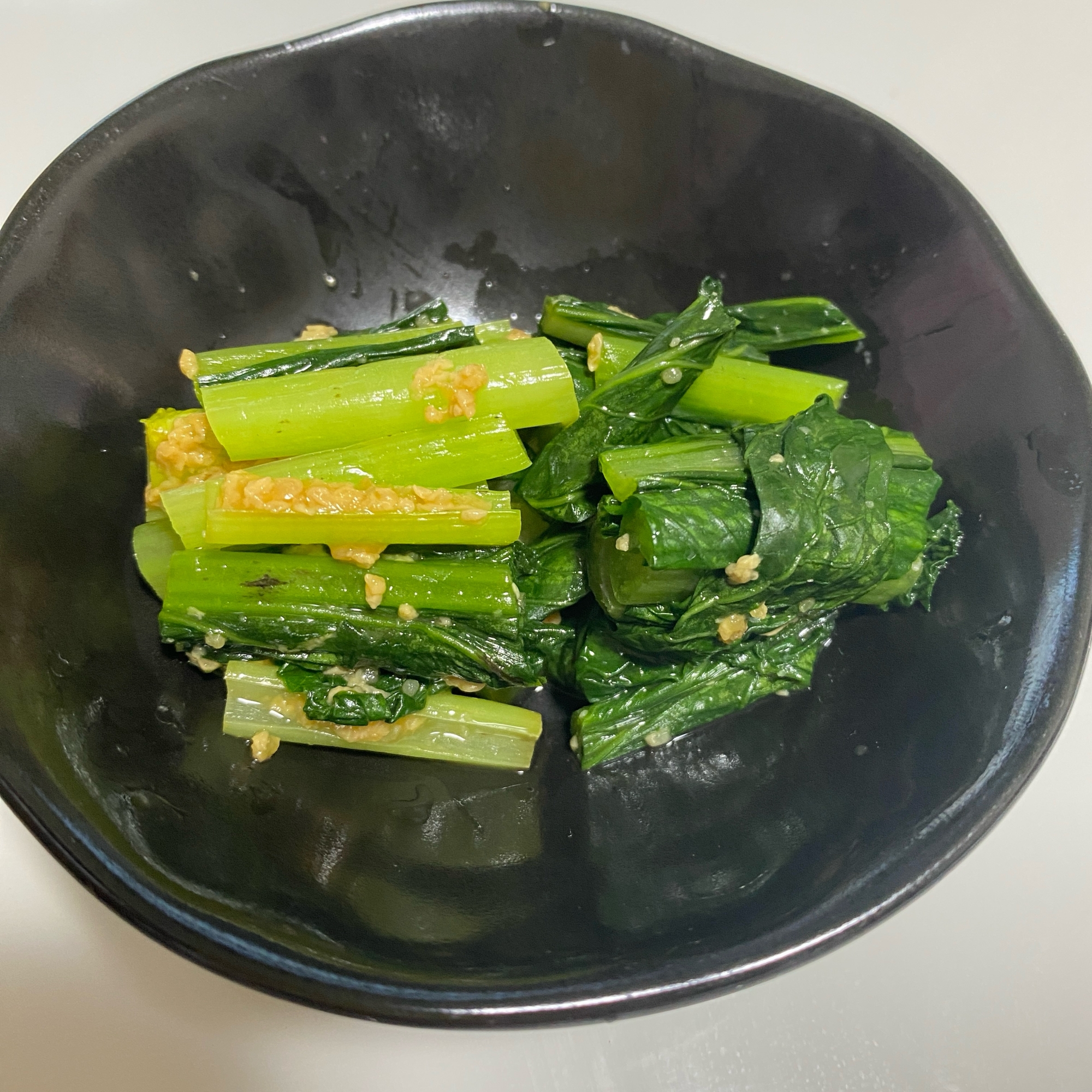 小松菜の醤油麹漬け