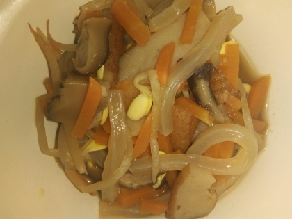 あっさりした京料理☆　「豆もやしの炒め煮」
