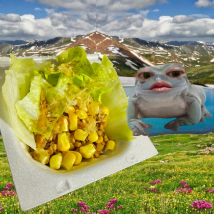 レタスコーン納豆