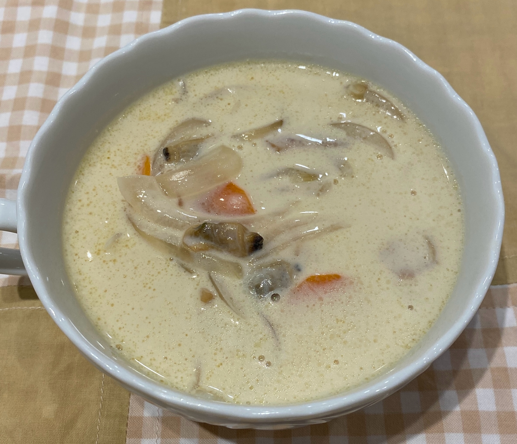 まったり☆豆乳クラムチャウダー