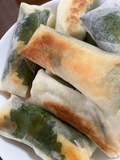 家庭菜園で大葉がたくさん取れたので、作りました！
大葉が苦手な子どもたちもパクパク食べていました！