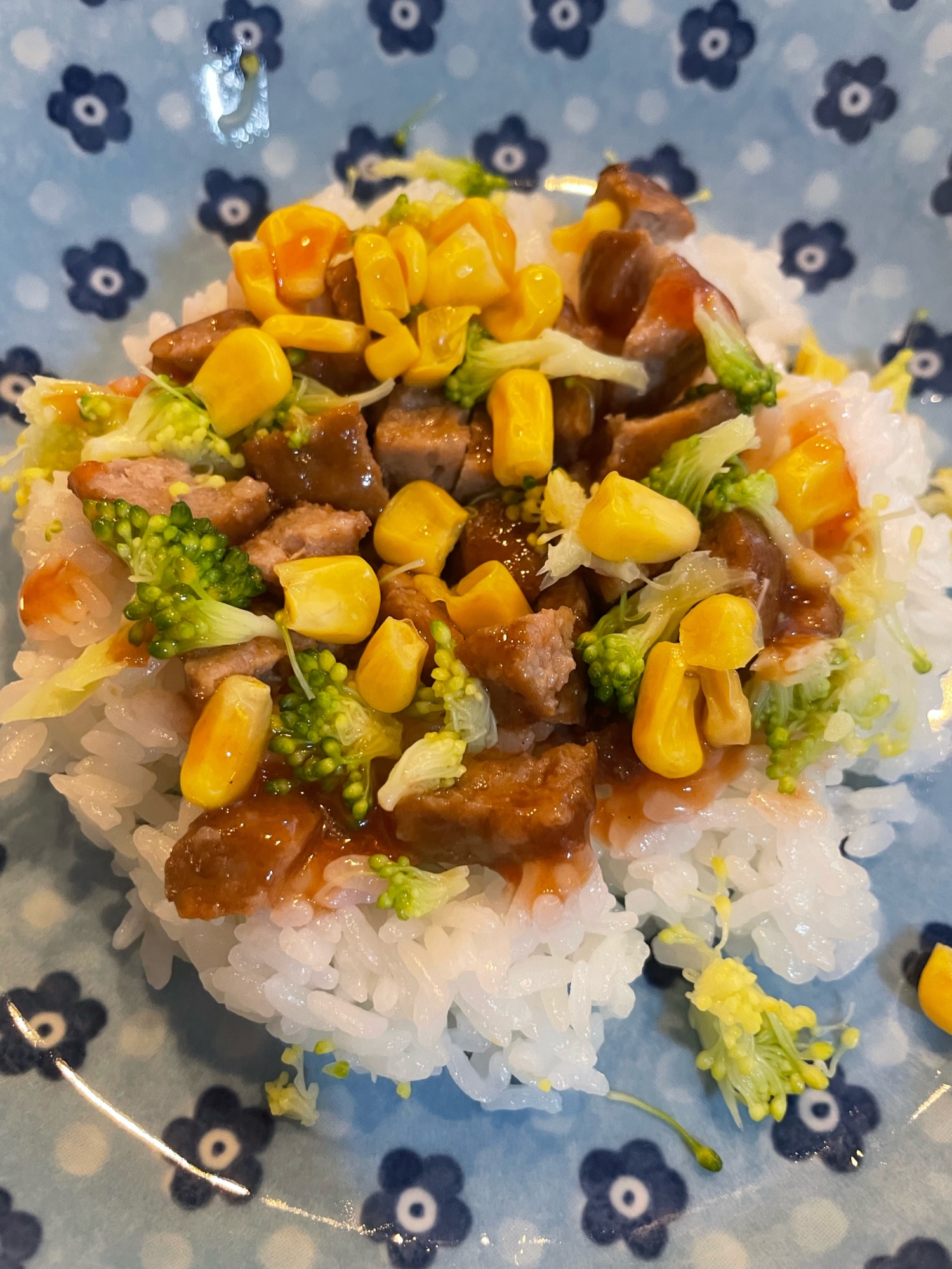 幼児食に☆イシイのミートボール丼