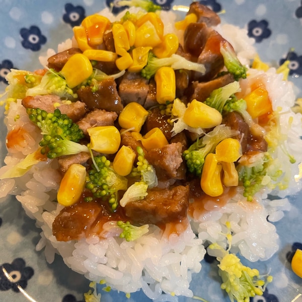 幼児食に イシイのミートボール丼 レシピ 作り方 By ちろうた 楽天レシピ 幼児食に イシイのミートボール丼 レシピ 作り方 By ちろうた 楽天レシピ