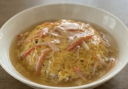 カニカマで節約☆天津丼