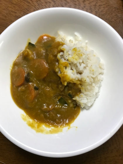 とろみがよく、和風なカレーが出来ました。感謝です。