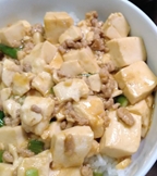 簡単♡大葉が爽やか♡辛くない♡大葉の和風麻婆豆腐