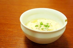 ベーコンと野菜のクラムチャウダー風
