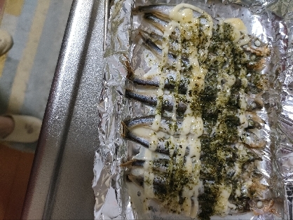 簡単つまみ、シシャモのマヨネーズ焼き