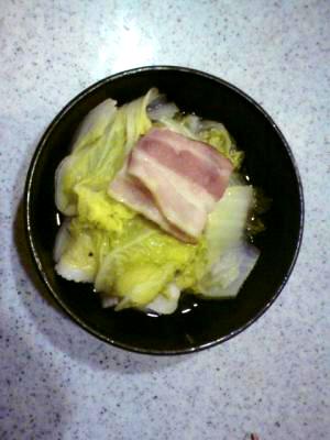 白菜と豚肉の蒸し煮